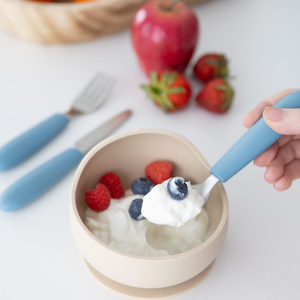 Kiddikutter Cutlery Set (Sky Blue)