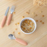 Kiddikutter Cutlery Set (Peach Fuzz)