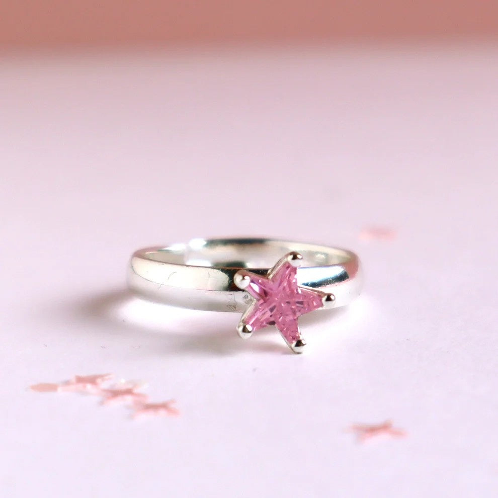 Pink Shining Star Ring (Fairy Box)