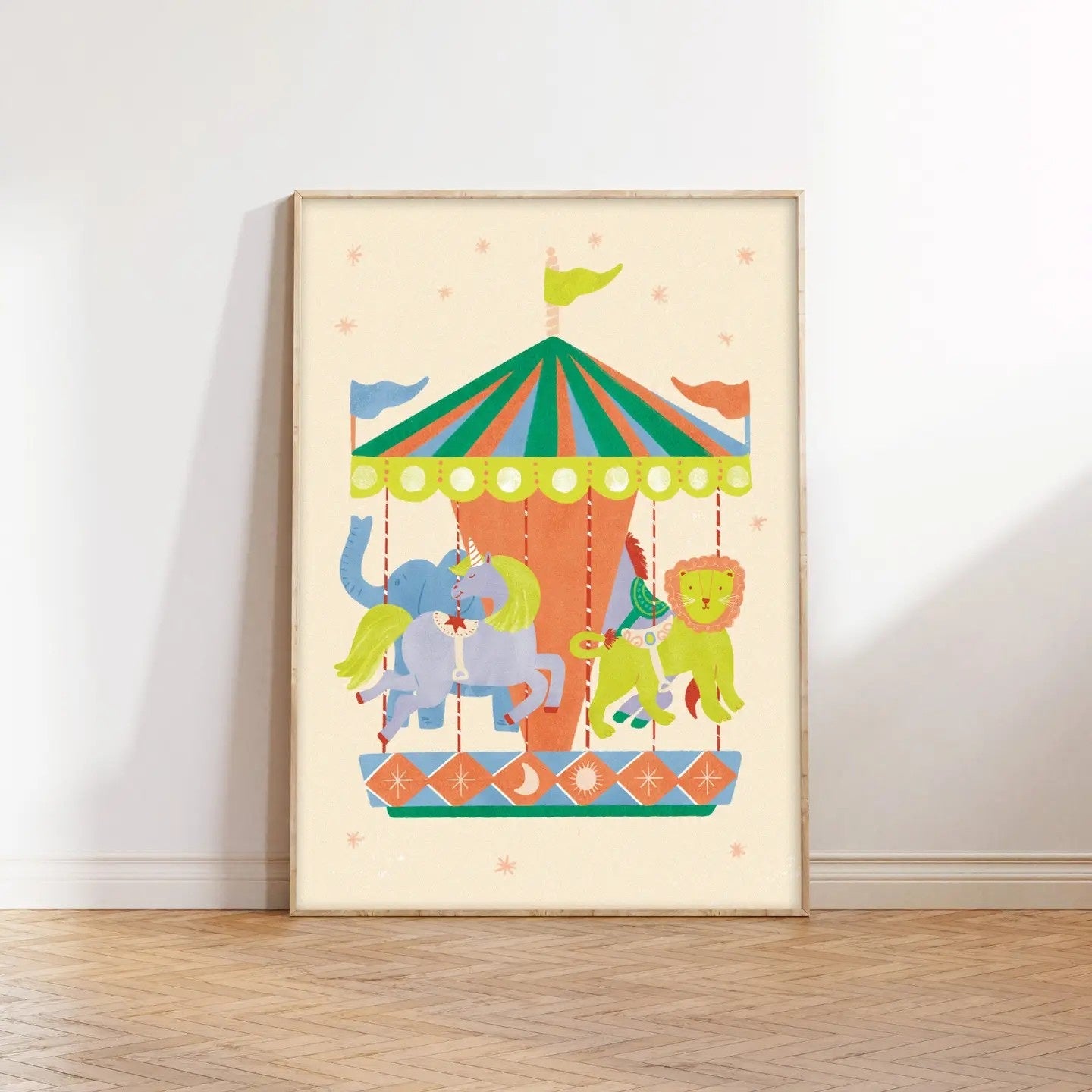 Carousel Print A3