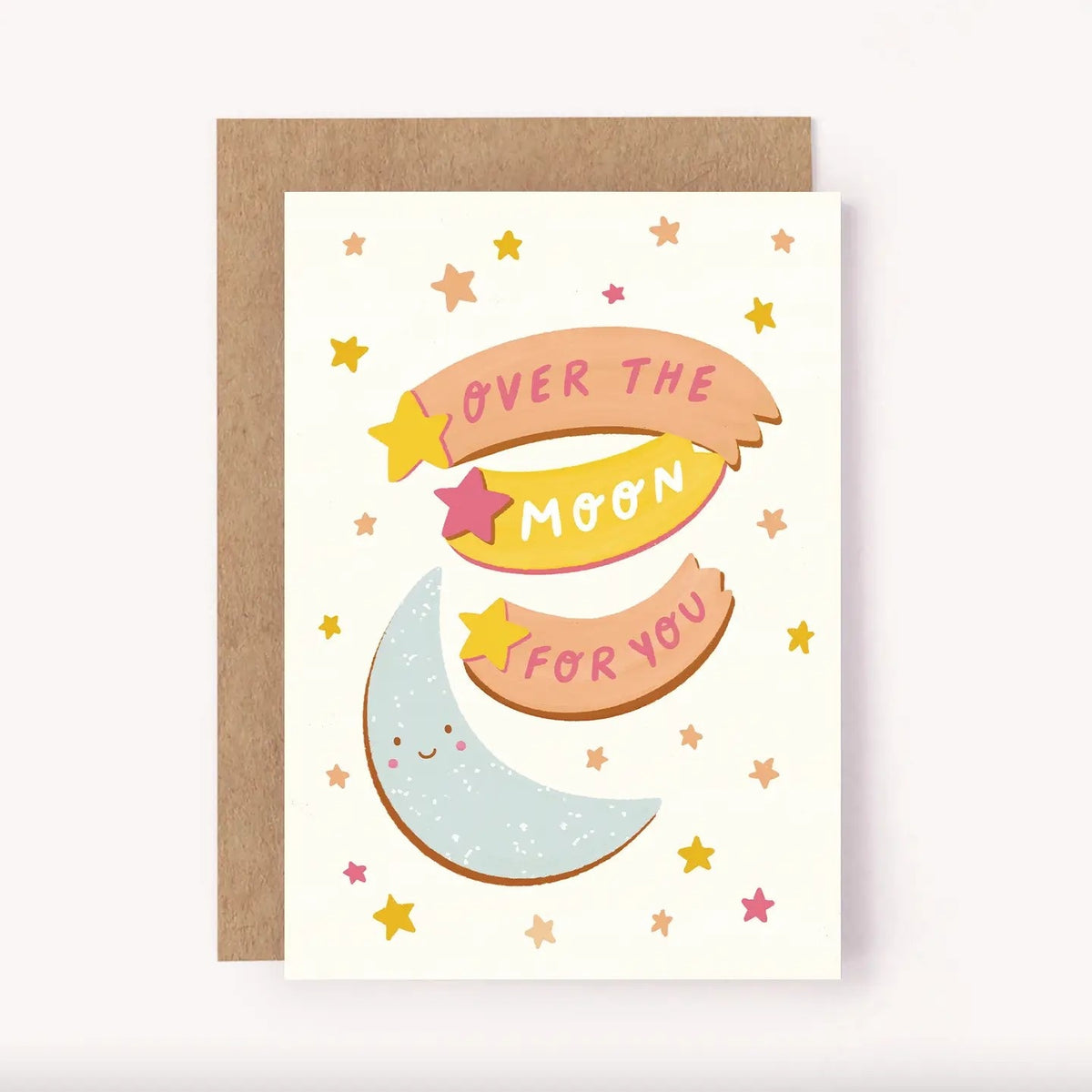 Over The Moon Card