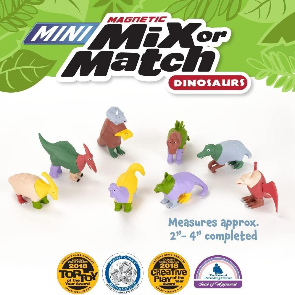 Mini Magnetic Mix Or Match Dinosaurs Deluxe Set