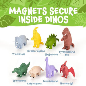 Mini Magnetic Mix Or Match Dinosaurs Deluxe Set