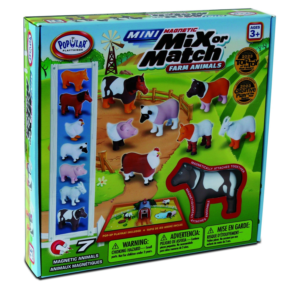 Mini Magnetic Mix or Match - Farm Animals