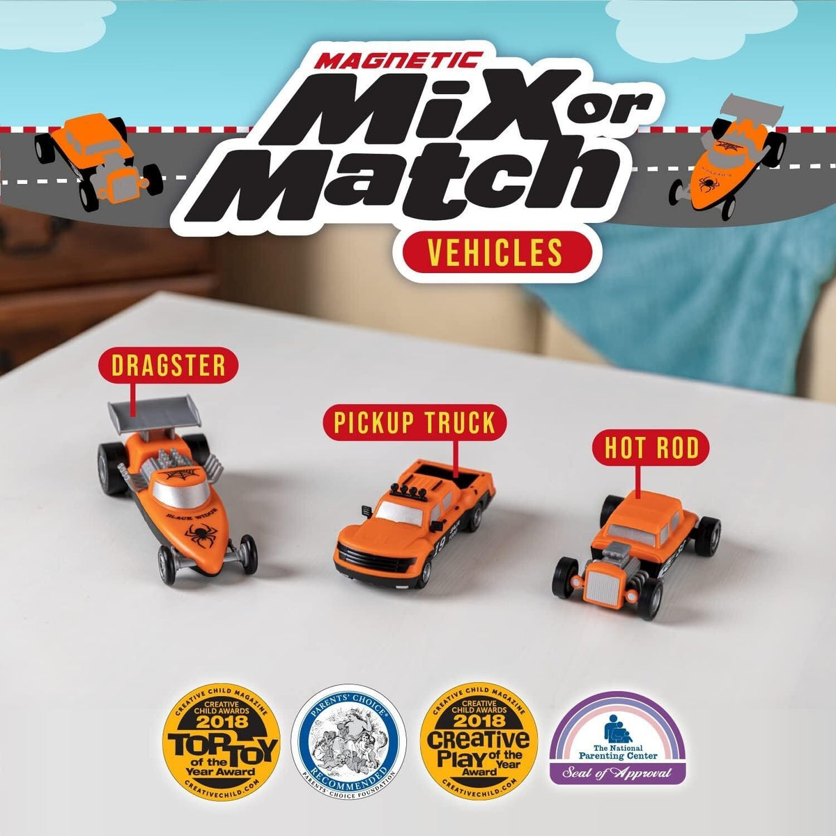 Mix Or Match - Race Cars