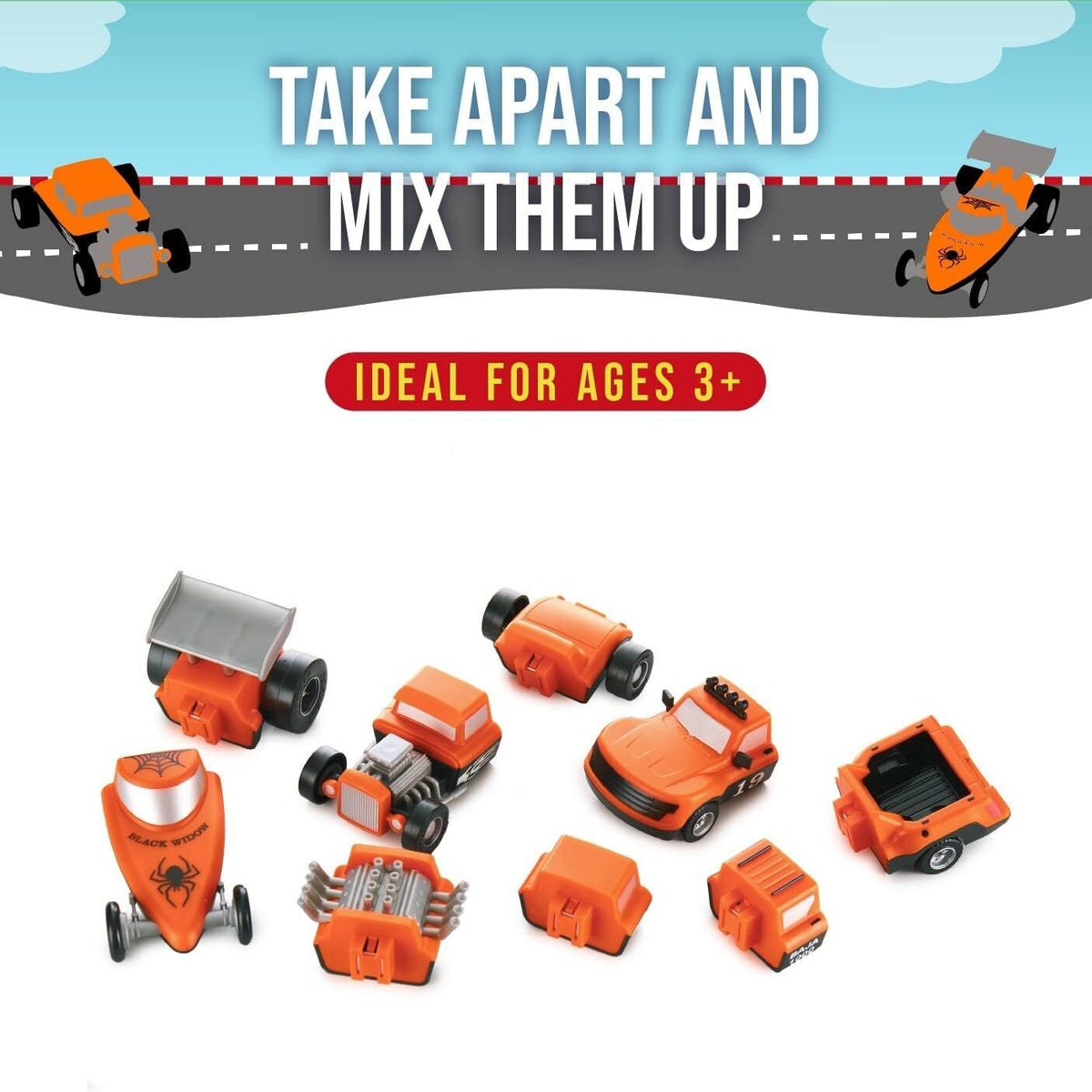 Mix Or Match - Race Cars