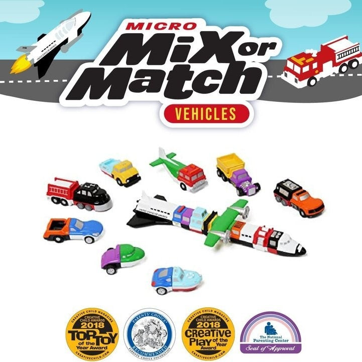 Micro Mix Or Match - Vehicles Deluxe Set 1