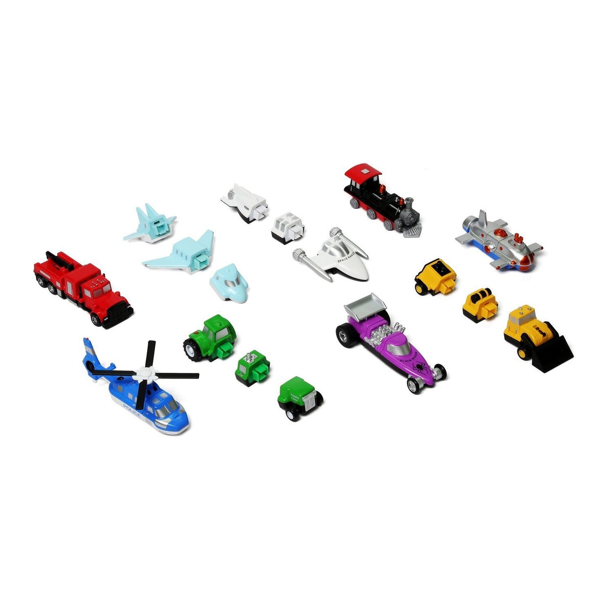Micro Mix Or Match - Vehicles Deluxe Set 2