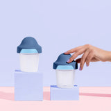 180ML Baby Bottle Two Pack - Blue Navy (Slow)