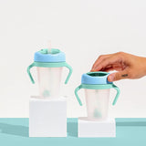 Weighted Straw Sippy Cup Two Pack (Blue/Aqua)
