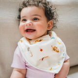 Bandana Bib 2 Pack Set (French Breakfast)