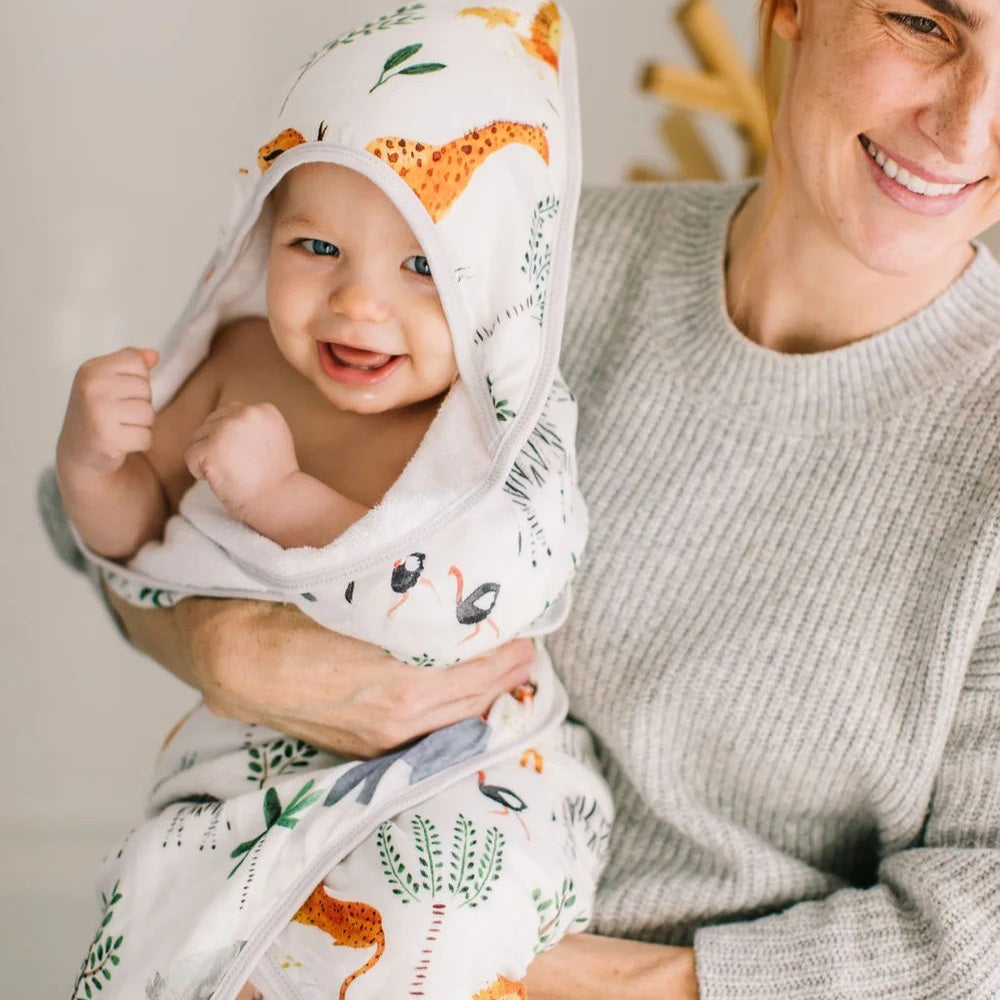 Hooded Towel Set (Safari Jungle)