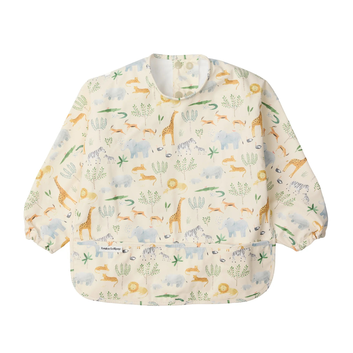 Long Sleeve Bib (Safari Jungle)