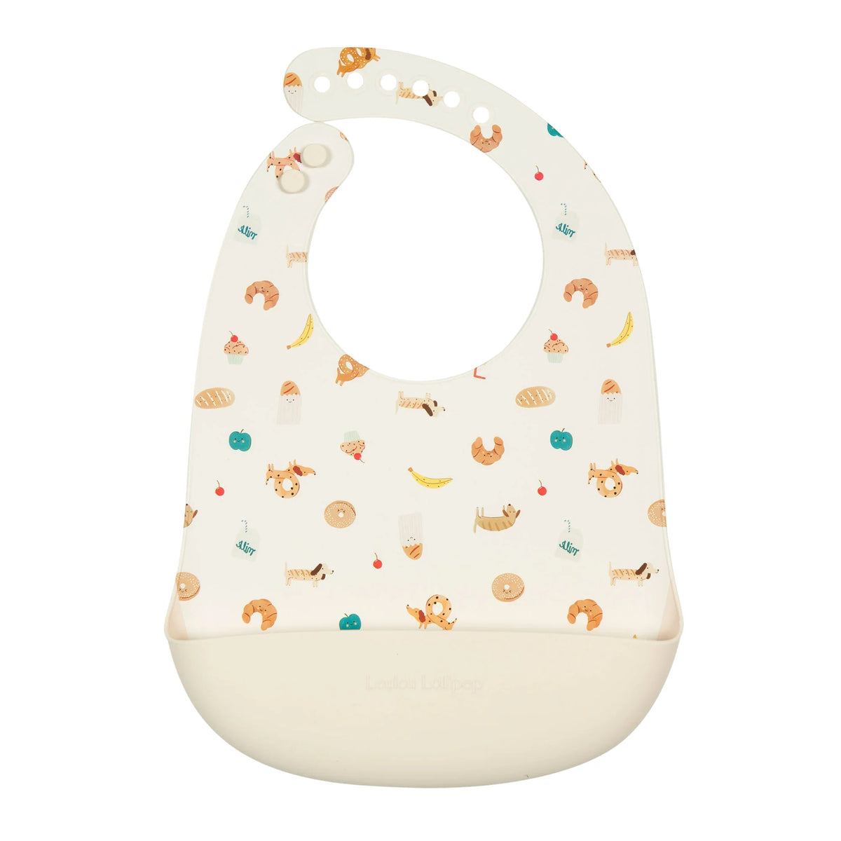 Silicone Bib (French Breakfast)