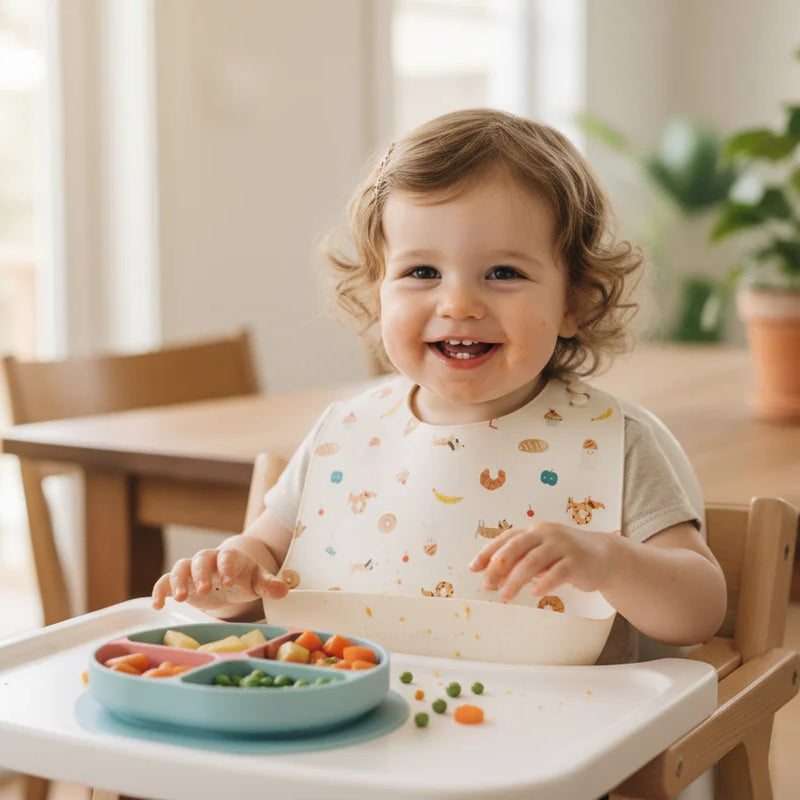 Silicone Bib (French Breakfast)