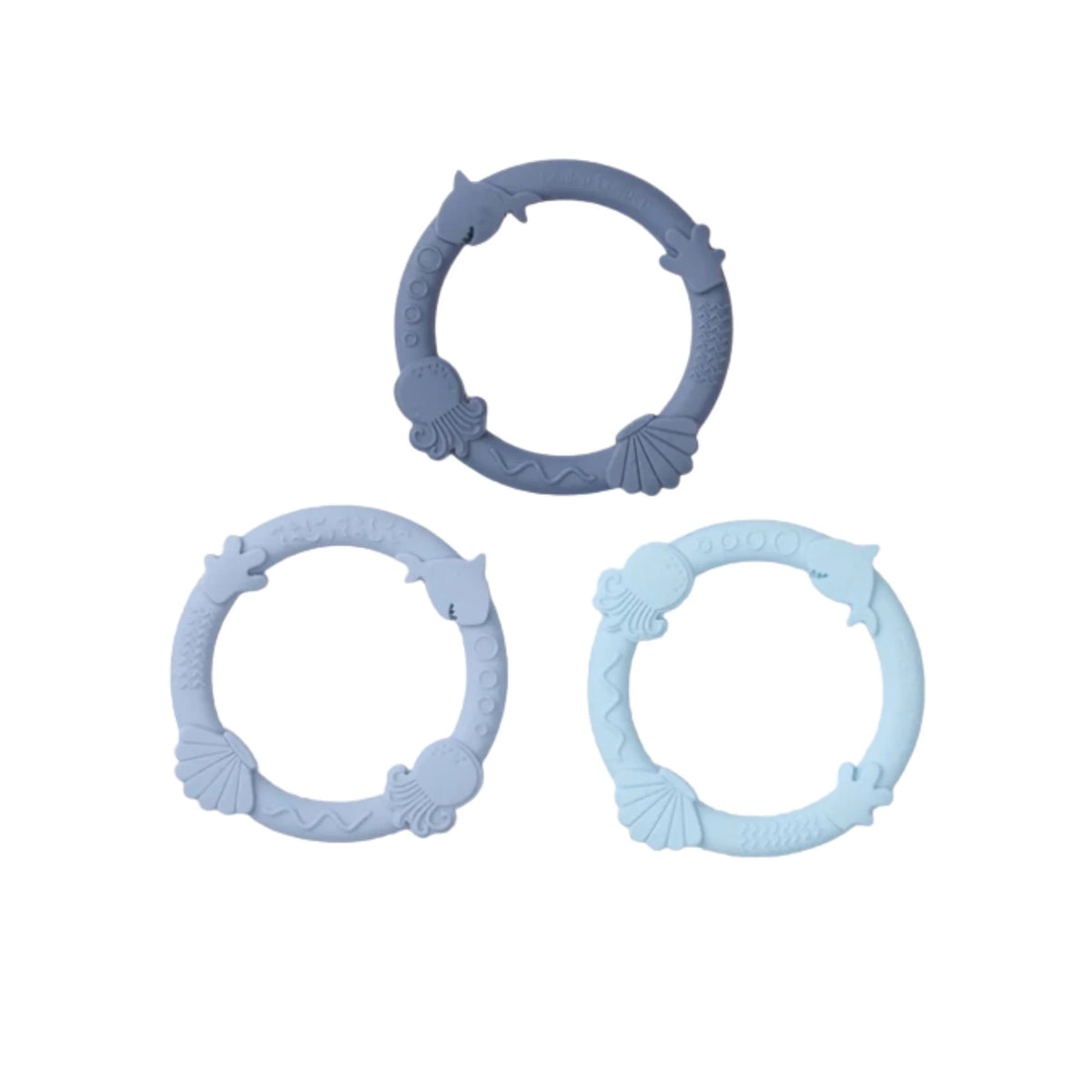 Wild Teether Ring Set (Blue Fog)