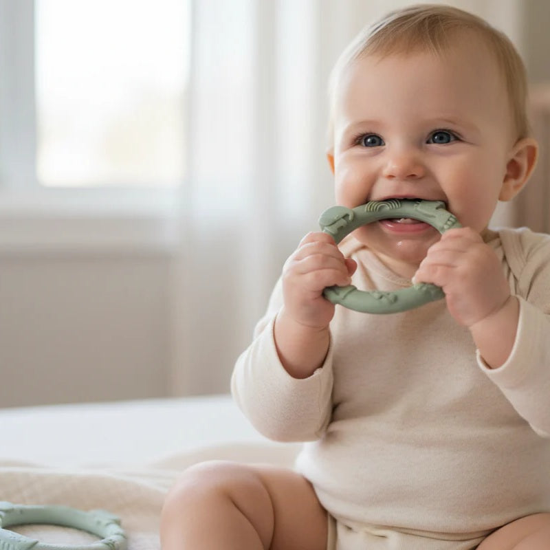 Wild Teether Ring Set (Sage Green)