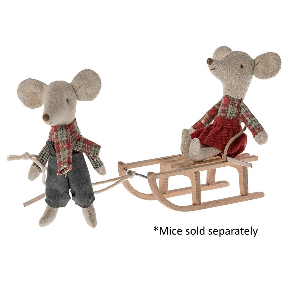 Wooden Sled Mouse