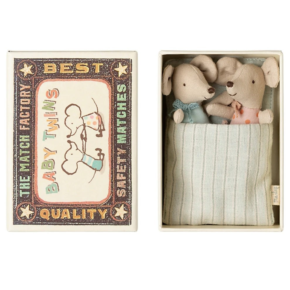 Twins Baby Mice In Matchbox 25