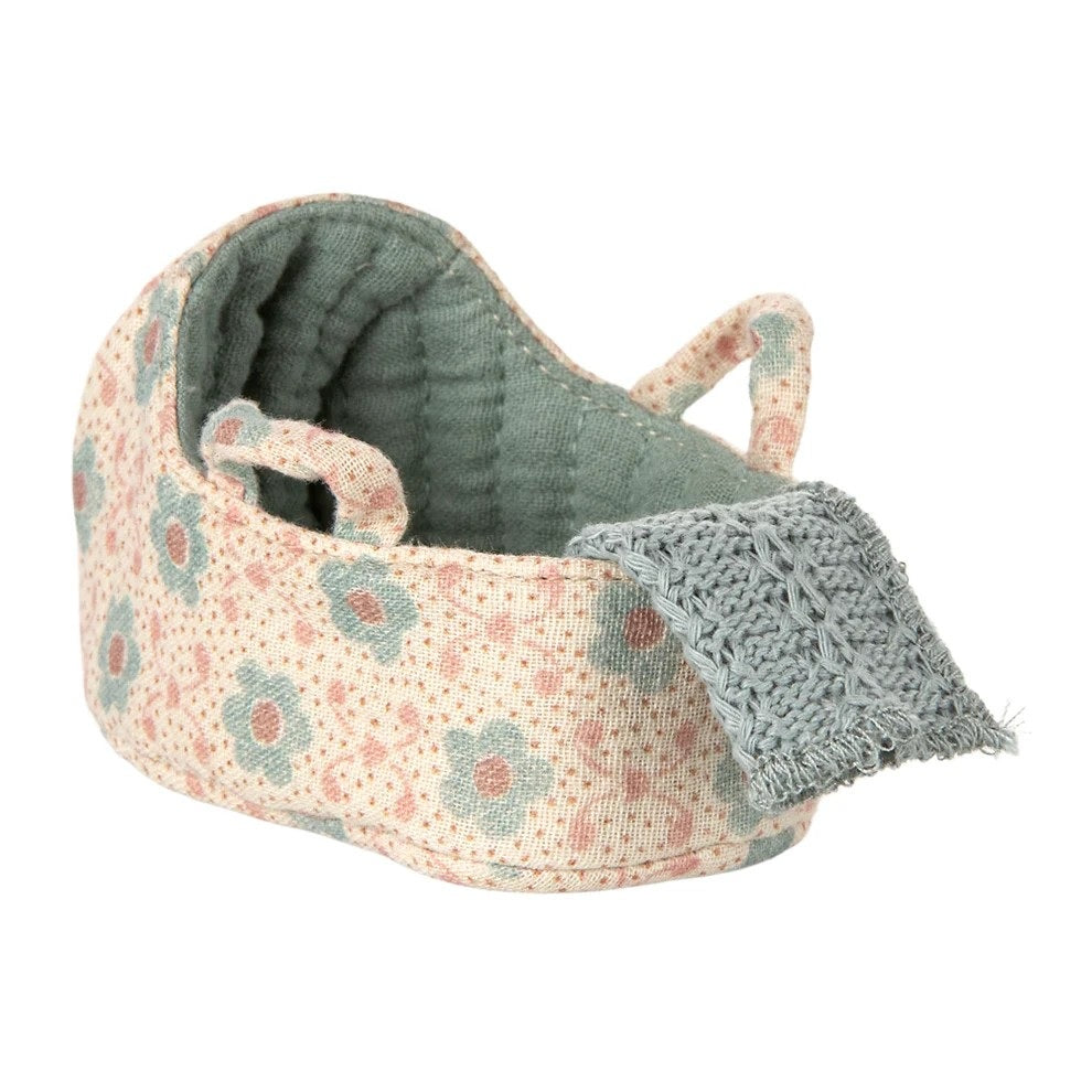 Carry Cot Baby Mouse - Blue
