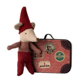 Christmas Mouse Baby In Suitcase