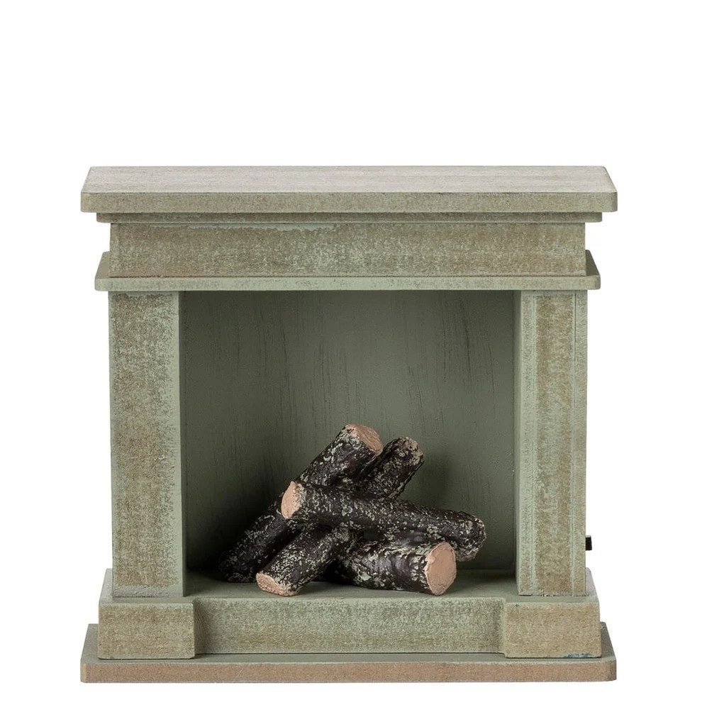 Fireplace Miniature (Dusty Green)
