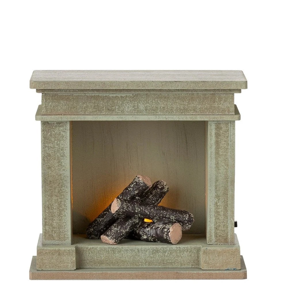 Fireplace Miniature (Dusty Green)