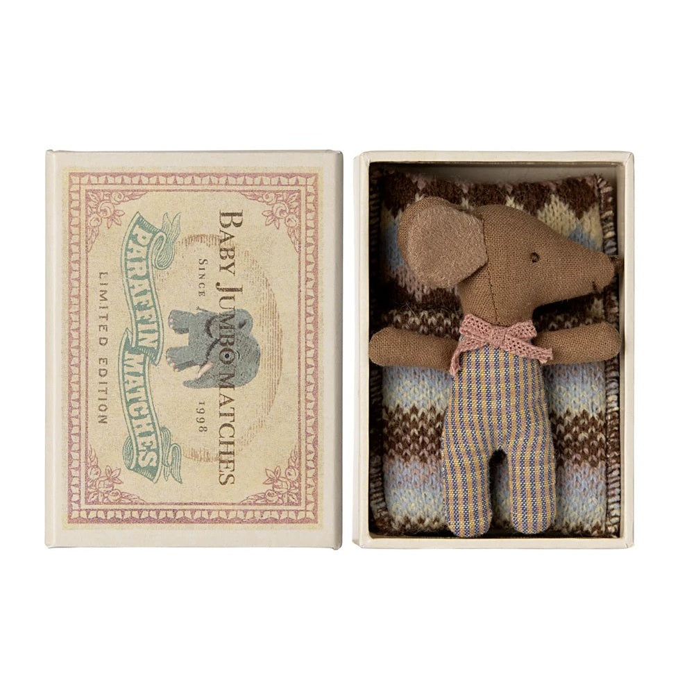 Sleepy Wakey Baby Mouse In Box - Rose