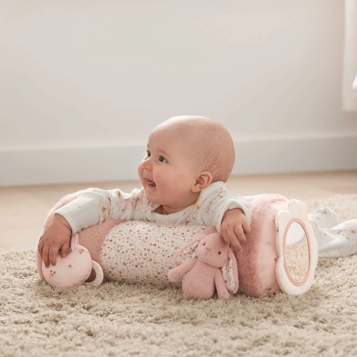 Tummy Time Roll - Welcome To The World Bunny