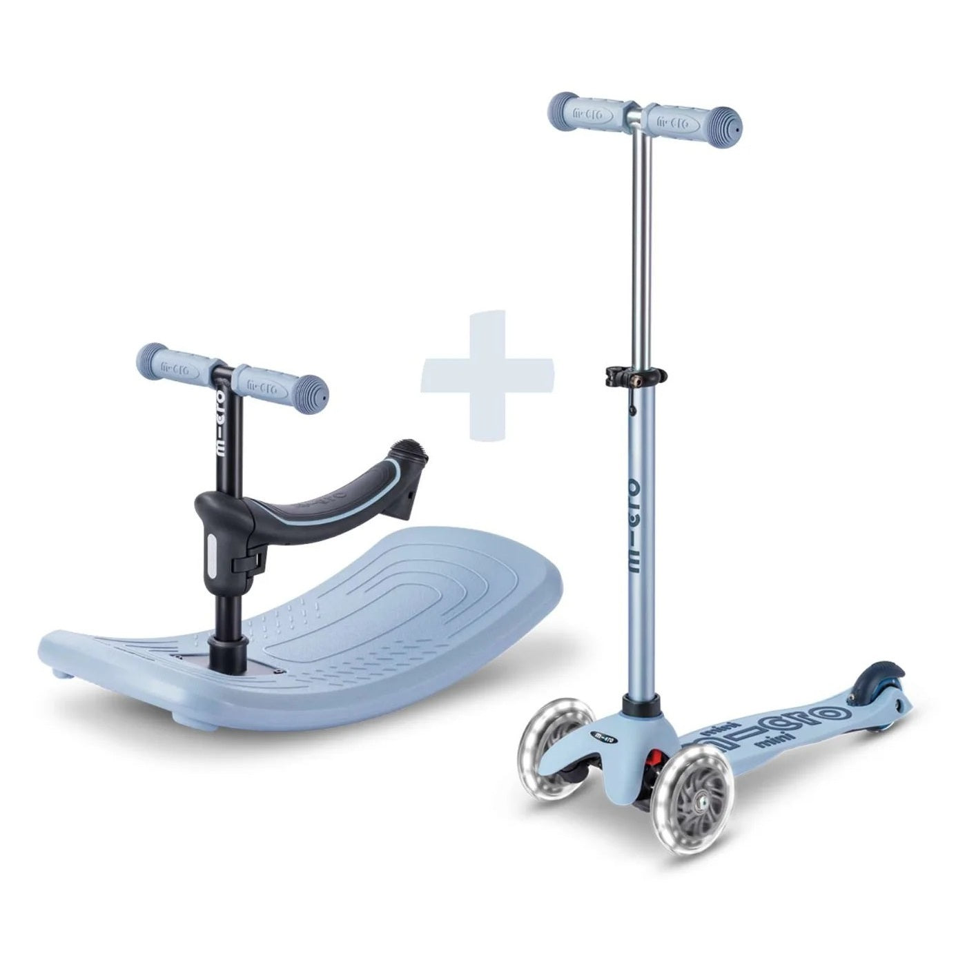 Mini Deluxe Rock And Go Led Scooter (Ocean Slate)