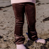 Espresso Velour Flares