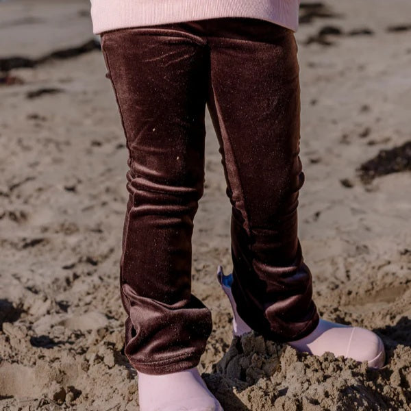 Espresso Velour Flares