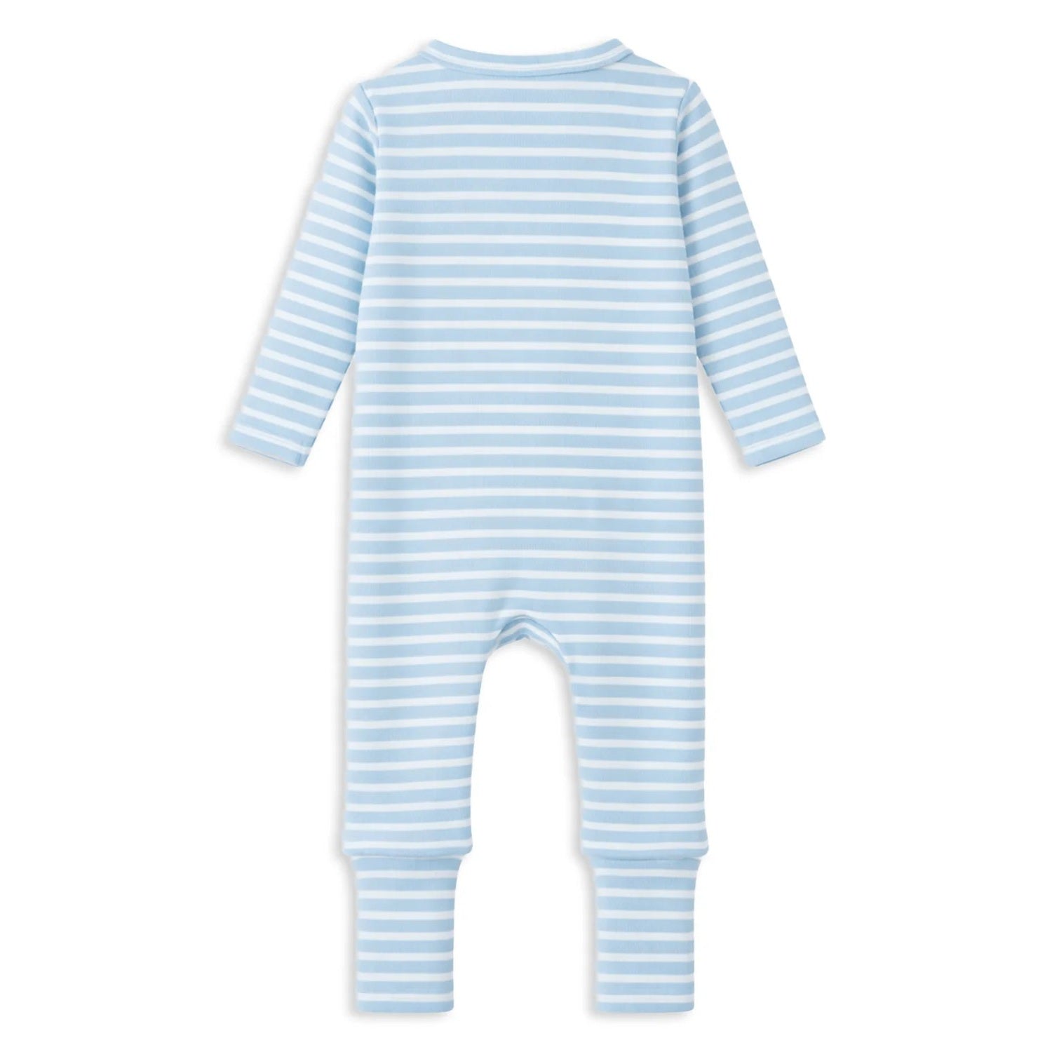 Mist Stripe Zip Romper