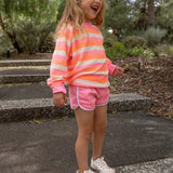 Super Pink Terry Towelling Short