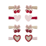 Cherries Salon Clips - Pink