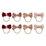 Glitter Bow Ties - Pink