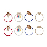 Show Pony Hair Ties -Bright
