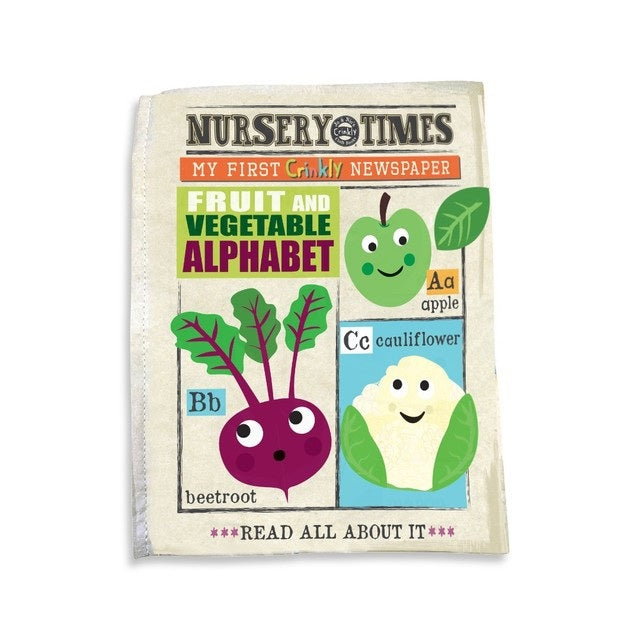 Fruit And Veg A-Z - Crinkly Cloth Book