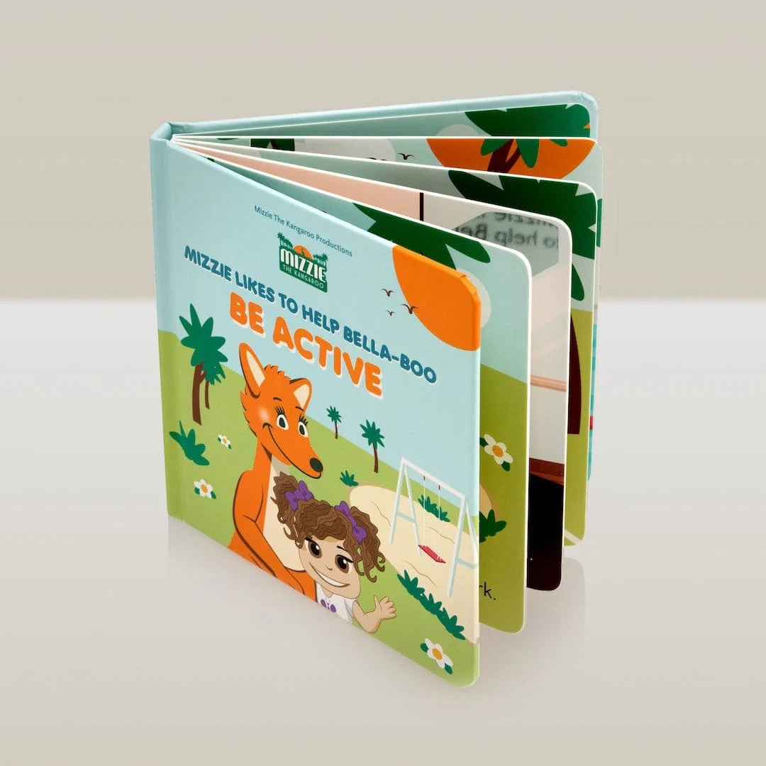 Be Active Interactive Touch And Feel Mizzie Baby Board Book