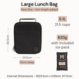 Insulated Lunch Bag (Zebra)