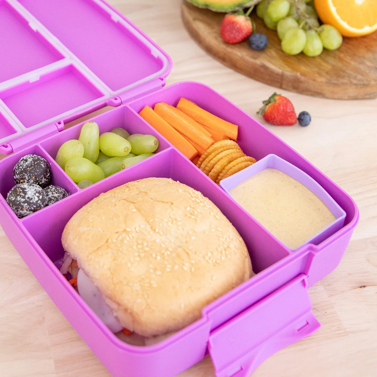 Bento Feast Lunch Box (Fuchsia)