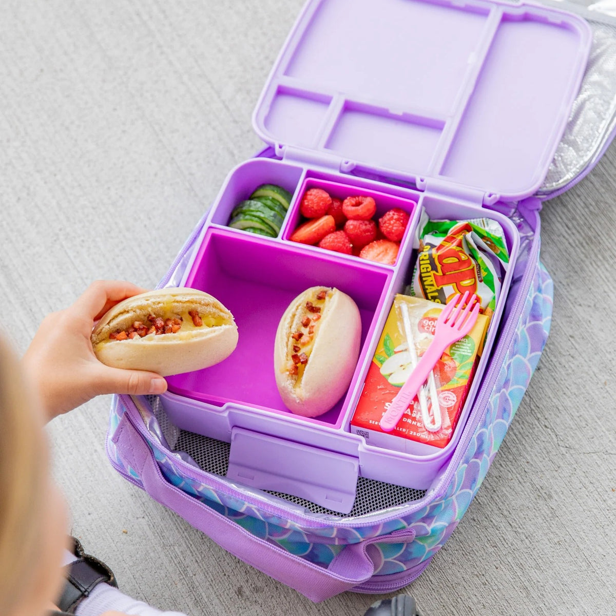 Feast Square Tray (Fuchsia)