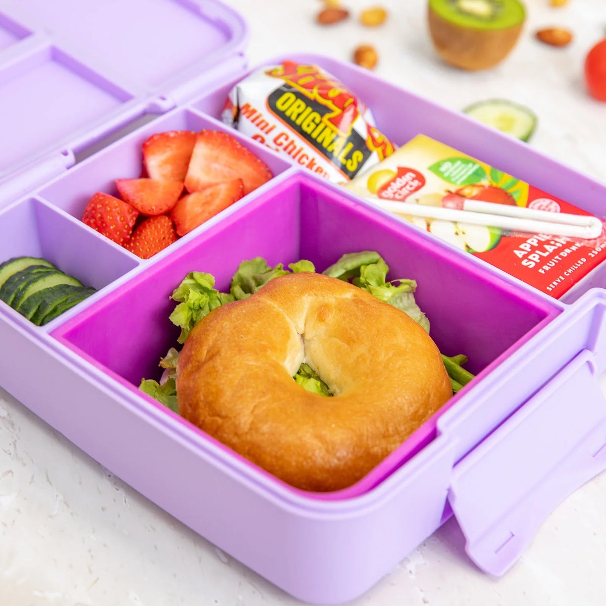 Feast Square Tray (Fuchsia)