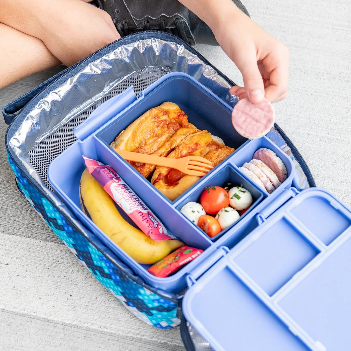 Feast Square Tray (Navy)