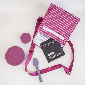 Insulated Lunch Carrier - Ruby Stripe