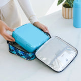 Medium Insulated Lunch Bag (Block Land)