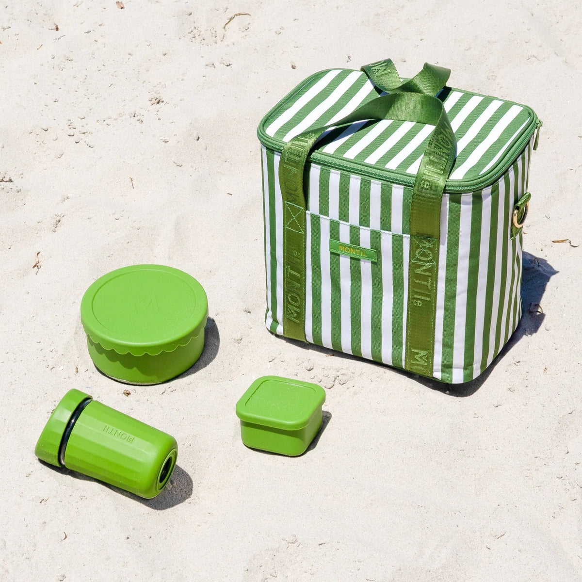 Midi Cooler Bag (Pickle Stripe)