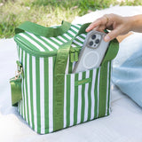 Midi Cooler Bag (Pickle Stripe)