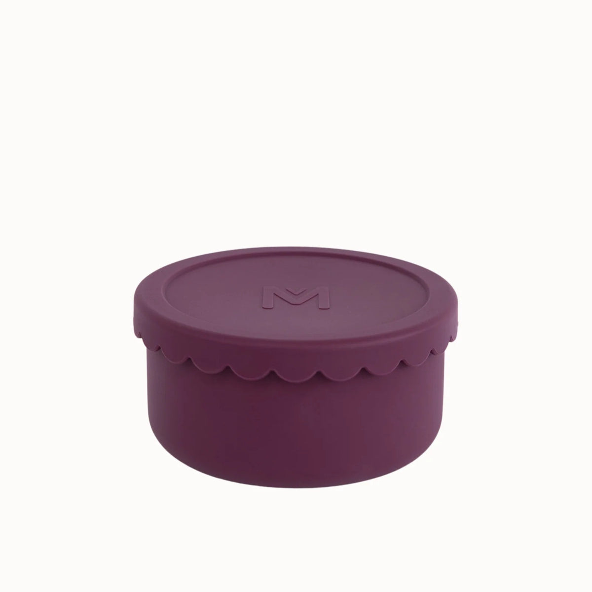 Silicone Scallop Bowl (Ruby)
