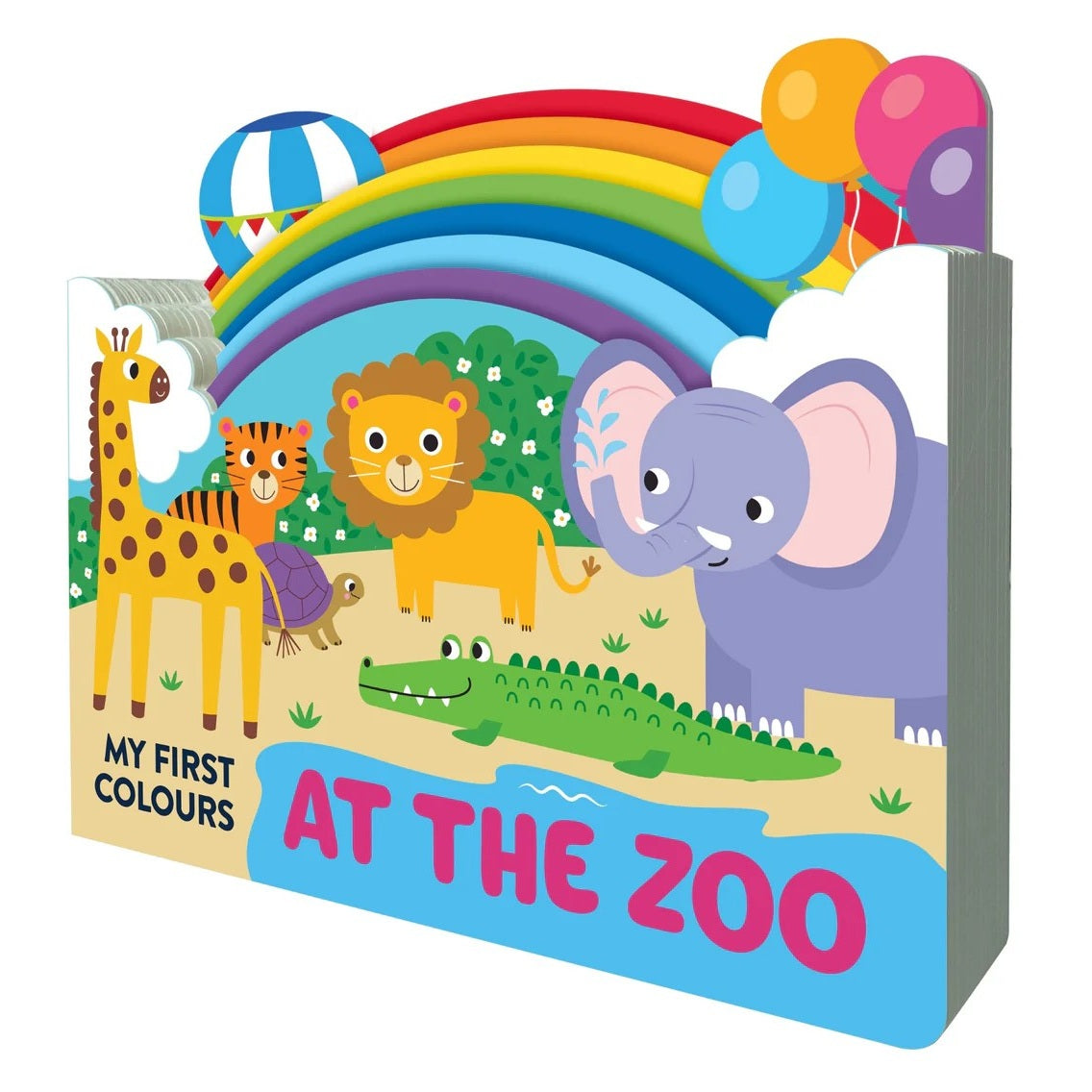 My First Colours - At The Zoo (Board Book)